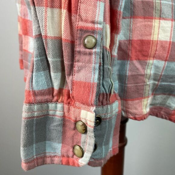 JACHS Girlfriend Bea Snap Down Shirt Size M EUC - Picture 6 of 10